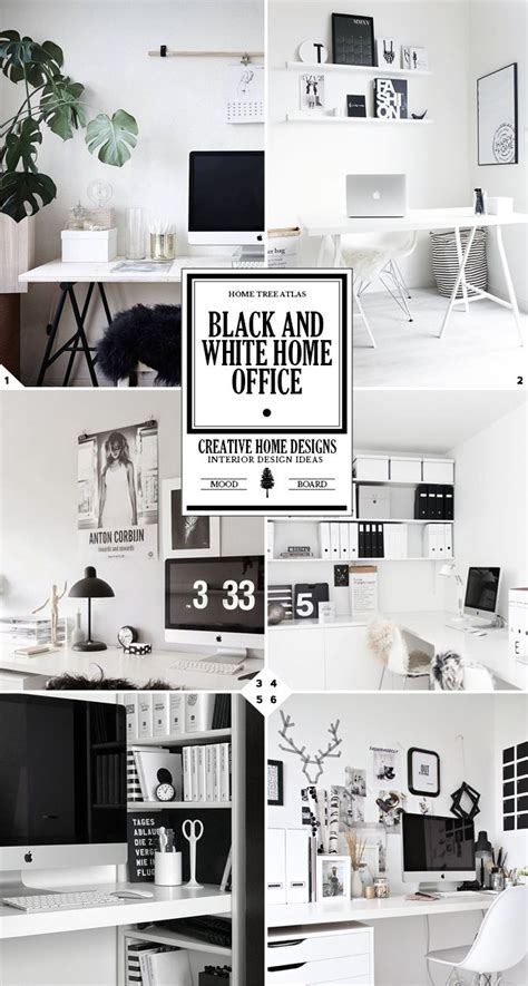 The 3 Steps To Creating A Black And White Home Office Design Home