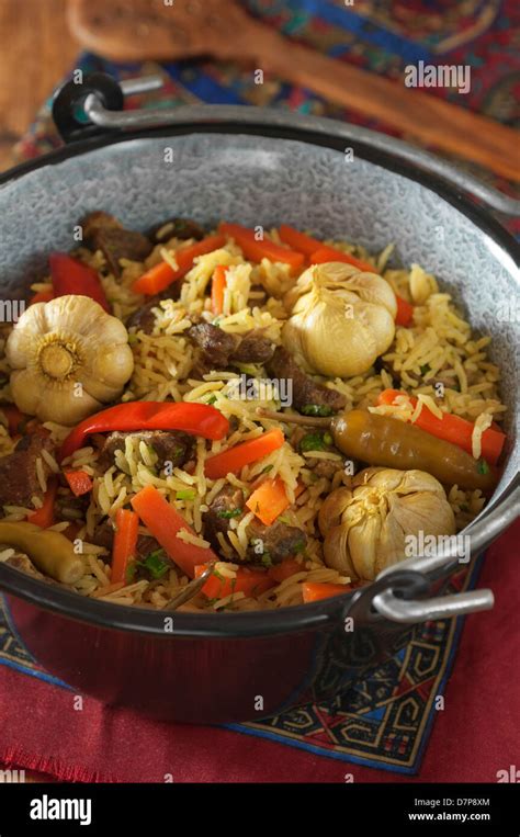 Tajik Pilaf Hi Res Stock Photography And Images Alamy