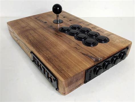 These Custom Wooden Arcade Controllers Look Amazing