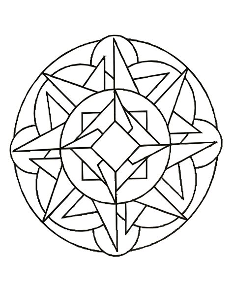 Beautiful And Simple Mandala Design Mandalas With Geometric Patterns