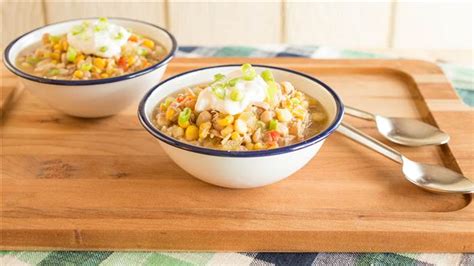 You can thaw and reheat it in the microwave, or thaw it in the microwave and reheat on the stove top. white bean chicken chili pioneer woman