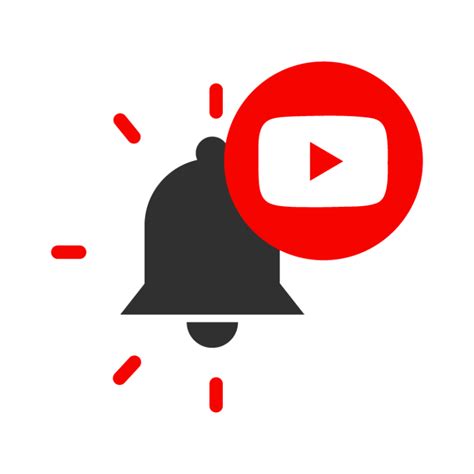 Youtube Subscribe Button Png Vector Notification Bell