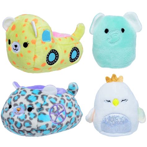 Buy Squishville Sqm0165 Carriage And Diego Two 2” Mini Squishmallow Swan And Elephant Plush