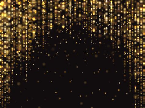 Premium Vector Abstract Gold Glitter Lights Background