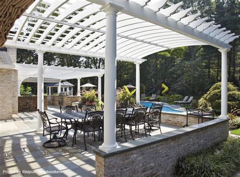Pictures Of Retractable Shade Arched Pergolas Arched Retractable