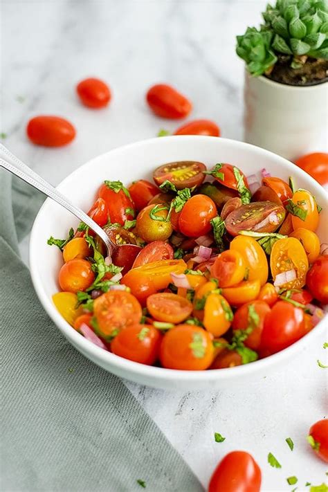 Tomato Basil Salad Vegan Whole30 Bites Of Wellness