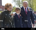 The President of Belarus, Alexander Lukashenko, and the First Lady ...
