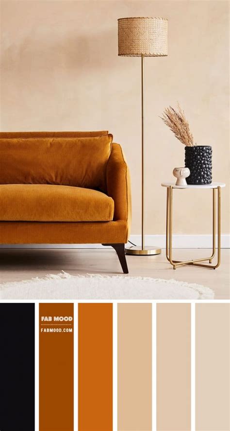 Earth Tone Living Room Golden Wheat And Taupe Colour Scheme