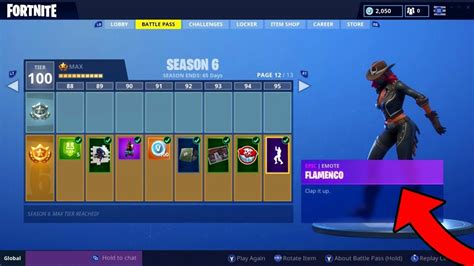 Fortnite Season 6 Full Battle Pass And Season 6 Skins Gameplay Fortnite Battle Royale