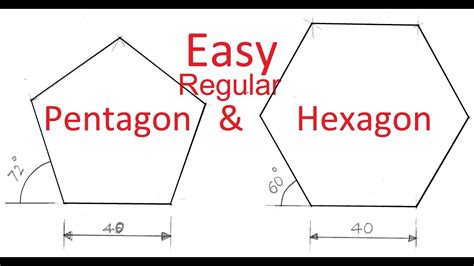 Pentagon Hexagon Coloring Pages