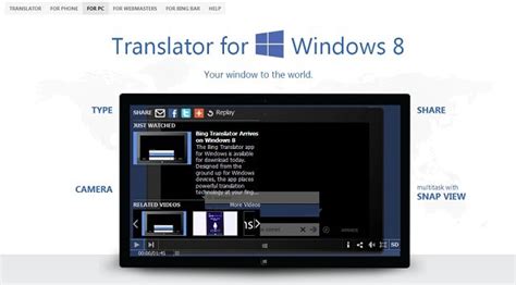 Il Nuovo Traduttore Di Windows 8 Bing Translator Guide Informatica