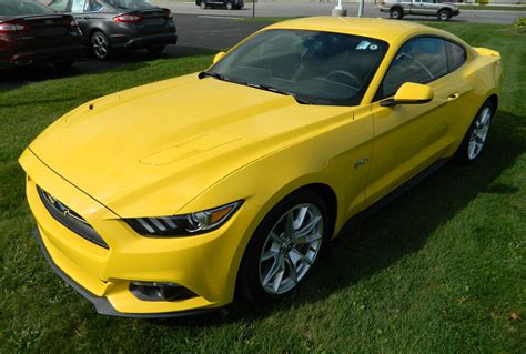 Triple Yellow 2015 Ford Mustang Gt Fastback Photo