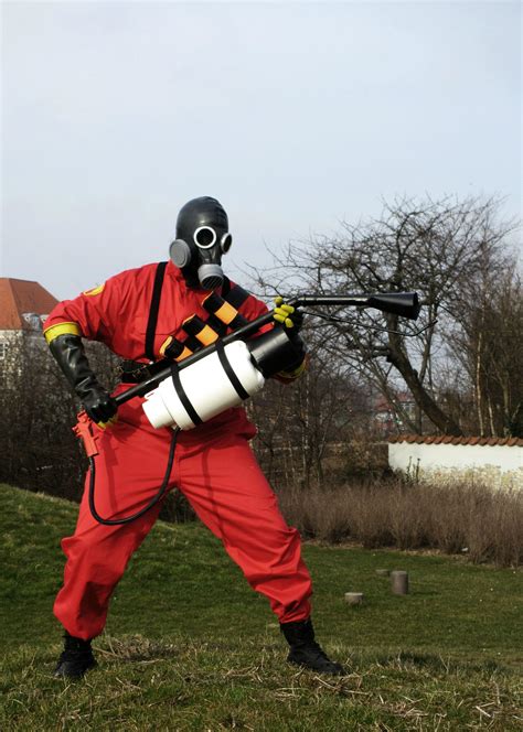Finally Done With My Pyro Cosplay D I Know The Flamethrower Is Bit