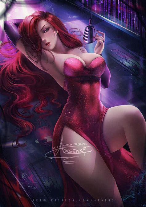 Jessica Rabbit By Axsens On Deviantart With Images Jessica Rabbit