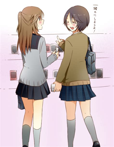 Oohashi Akiko And Kumakura Mariko Girl Friends Drawn By Sao0060