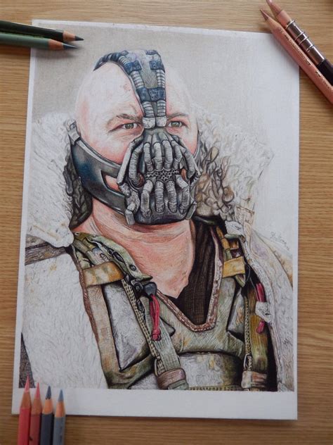 Bane Colour Pencil Drawing By Sdw Art On Deviantart