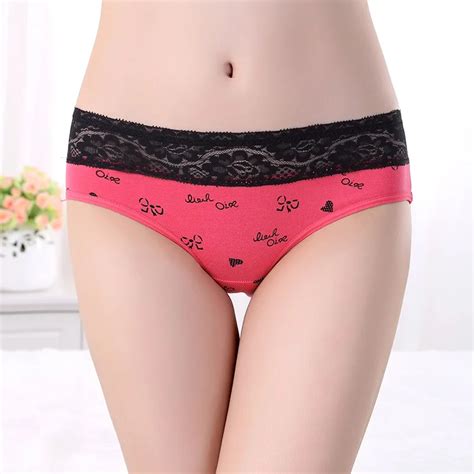 Buy Sexy Lace Cotton Women Panties Cute Underwear