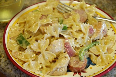 Maybe you would like to learn more about one of these? Cajun chicken and smoked sausage pasta