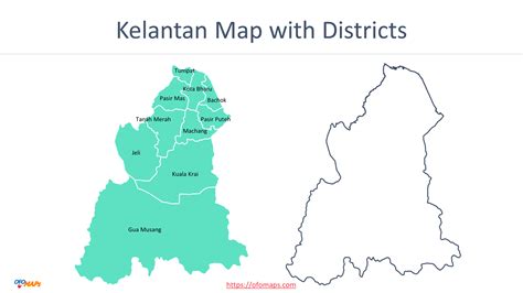 Kelantan Map Of Malaysia Ofo Maps