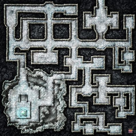 Goblin Cave Map D D Flooded Caves Dnd Map For Your Ne