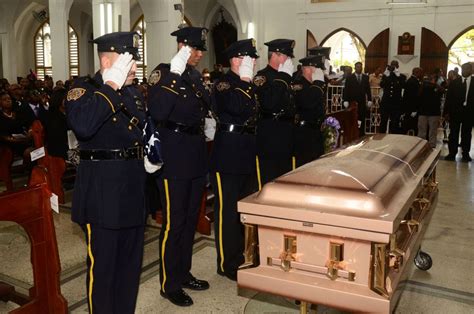 Nypd Cops Attend Burial Of Slain Cop In His Native Guyana