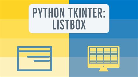 Python Tkinter Listbox Tutorial