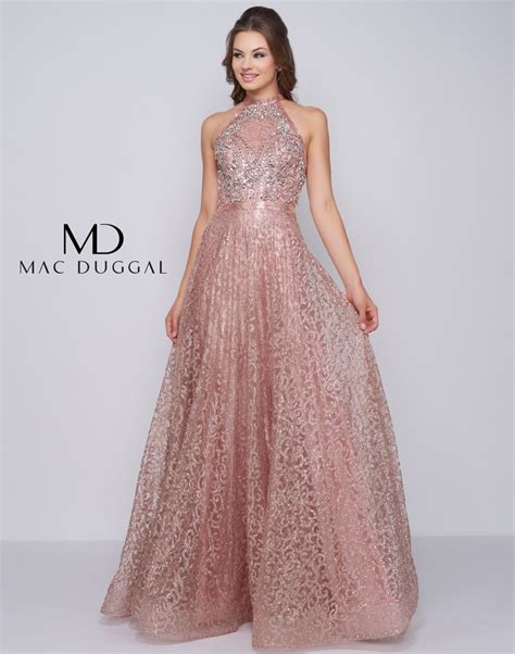 Lace Rose Gold Prom Gown In 2020 Beautiful Prom Dresses