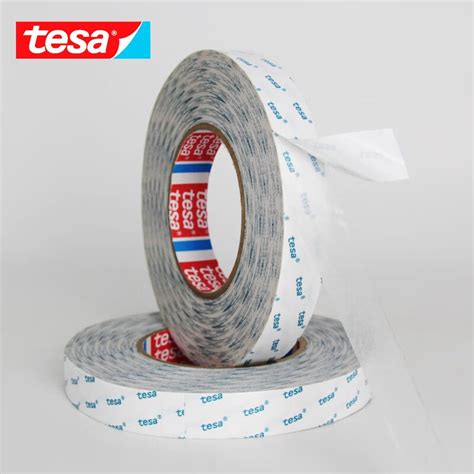 德莎（tesa）胶带 强力无纺布半透明双面胶20毫米 50米0 13毫米厚1卷装 耐高温可粘塑料金属 融创集采商城