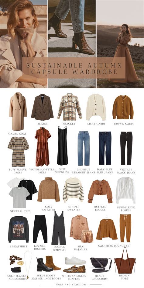 The Mostly Sustainable Autumn Capsule Wardrobe Wolf And Stag Fall