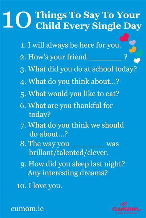 10 Things To Say To Your Child Every Single Day 8 Is