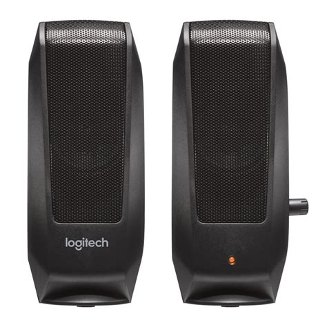 Logitech S120 Desktop Speaker System Black