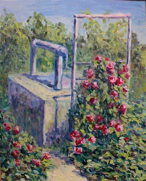 In The Rose Garden My Oil Painting On Hardboard 9GAG