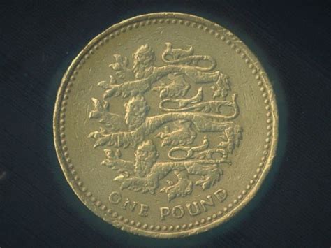 Uk England 1 Pound 1997 Coin English Lions Etsy