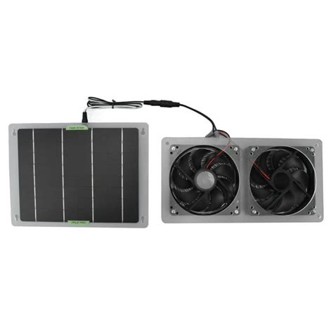Spptty Solar Panel Fan Kit 100w 12v Waterproof Portable Dual Exhaust