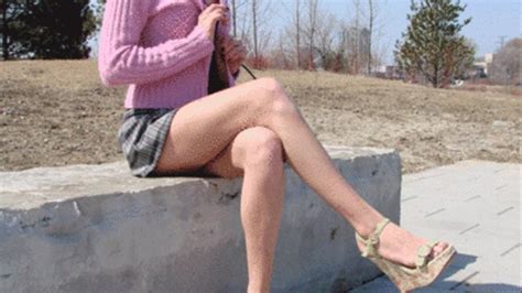 Mistress Moni Moni In Boots And Mini Skirt Ipod Version