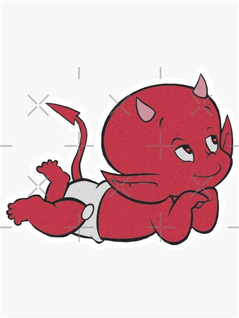 Devil Baby Sticker By Sugar Rush Redbubble