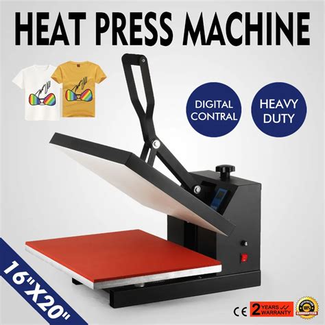 16x20 Inch 1700w Heat Press Machine High Pressure Semi Auto Open Heat