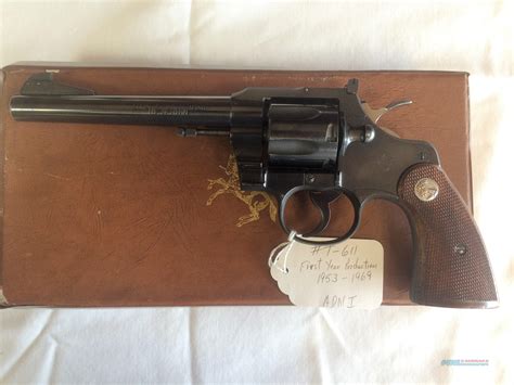 Colt Officers Model Match 38 Special Revolver For Sale