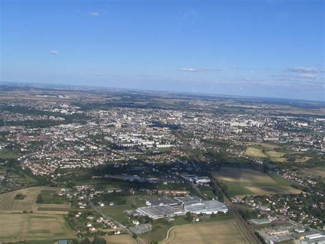 photo aérienne de châteauroux indre 36