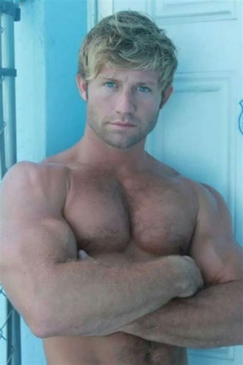 Blonde Muscle Blonde Guys Hairy Chested Men Men