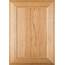 Linville 238 Red Oak Flat Panel Cabinet Door In Clear Finish 