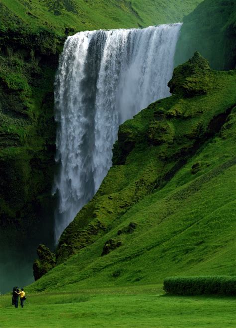 The Skógafoss Waterfall Iceland Iceland Waterfalls Skogafoss