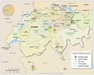 Administrative Map of Switzerland - Nations Online Project