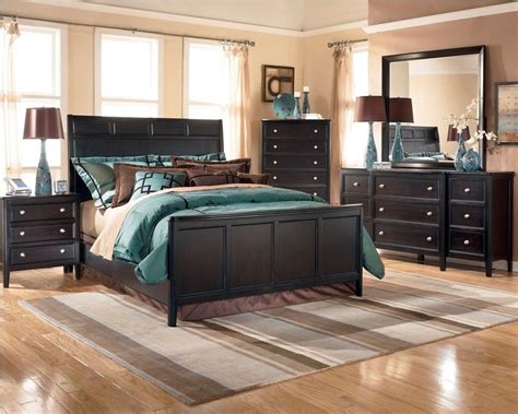 From opulent tufting to the whitewashed what type of bedroom set is best for my style? Ashley Carlyle Panel Bedroom Set - B371 - Black Bedroom ...