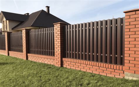 Modern Brick Fences