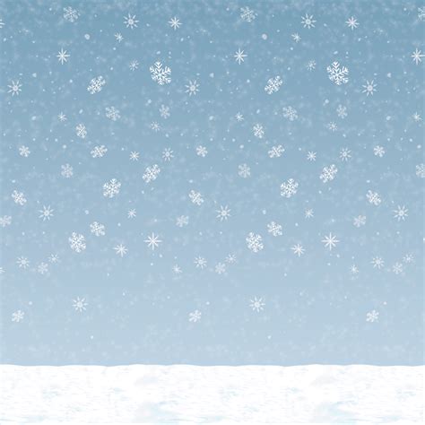 Winter Sky Backdrop 4 X 30 Party Supplies From Novelties Direct