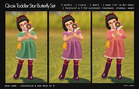 Star Butterfly Set T At Qvoix Escaping Reality Sims 4 Updates