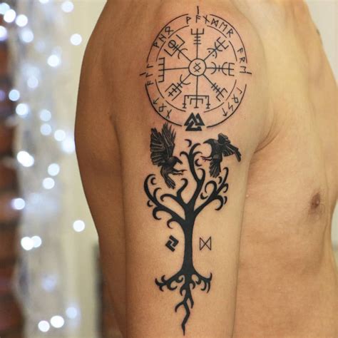 Tattoos Viking Tribal Tattoos Viking Compass Tattoo Viking Tattoos