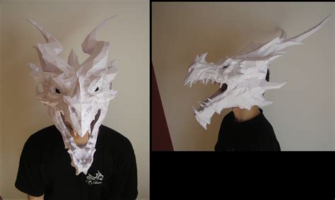 Pepakura Skyrim Alduin Head 33 By Distressfasirt On Deviantart