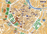Mapa turístico de Viena – Guía con plano de sitios atractivos para visitar